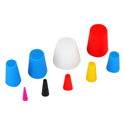 Silicone Rubber Tapered Plug Stoppers 450 PCS for High Temp Powder Coating Masking Perfection