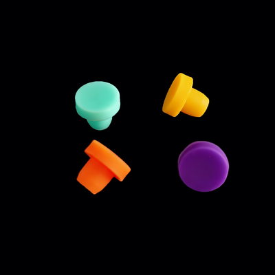 Temperature resistance minus 30 degrees Celsius to 230 degrees Celsius silicone rubber stopper silicone plug perfect for sealing tubes and containers